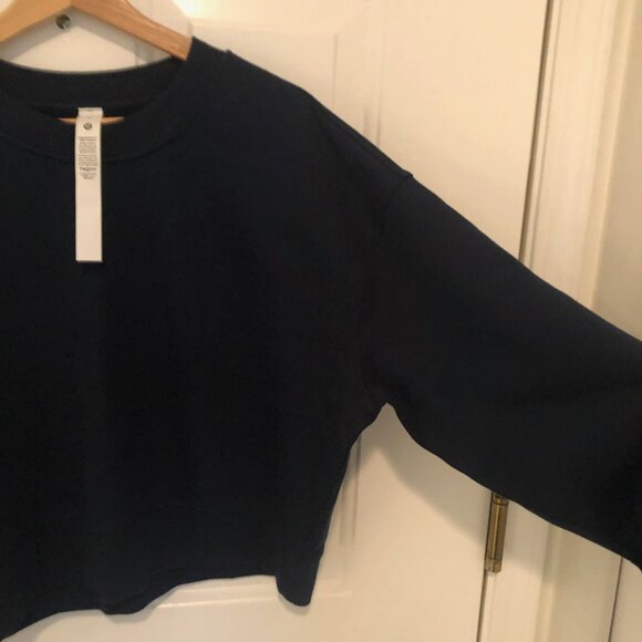lululemon Perfectly Oversized Cropped Crew *French Terry - Picture 4 of 5